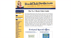 Desktop Screenshot of bookclubdeals.com